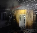 Частный дом от пожара спасли огнеборцы Тымовского района в метель 