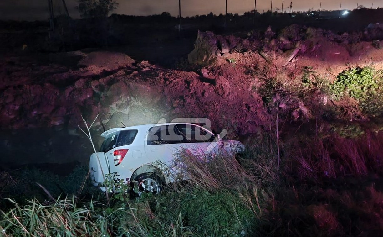 ГИБДД: к аварии с такси Uber на объездной дороге в Южно-Сахалинске привёл неудачный обгон