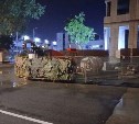 На четырех участках в Южно-Сахалинске нашли нарушения при проведении дорожных работ