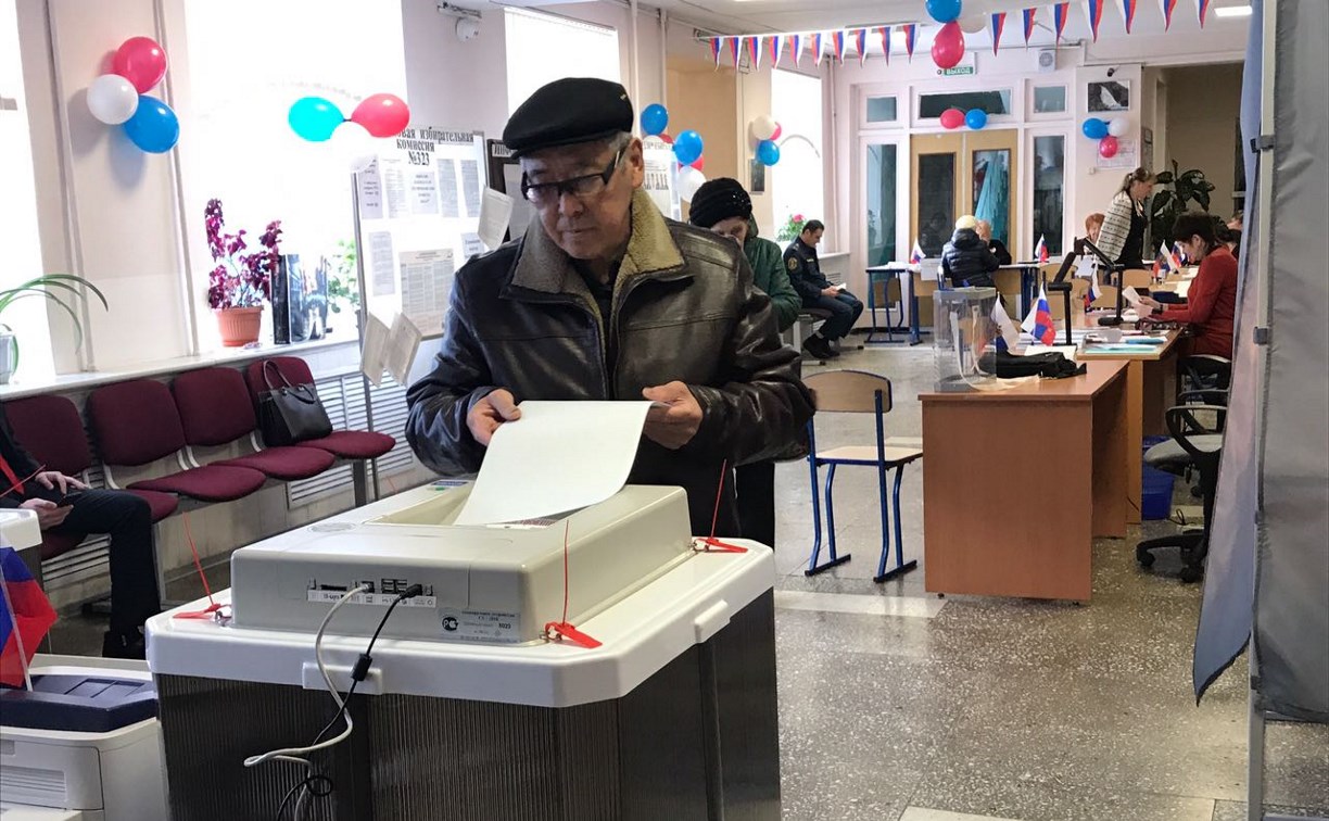 Больше 12% избирателей Сахалинской области проголосовали за первые два часа голосования 