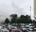 Стрельба и дым в районе здания правительства Сахалинской области