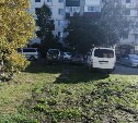 Штрафы за незаконную парковку на газонах назначат водителям в Южно-Сахалинске