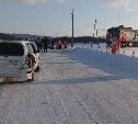 Поезд и легковой автомобиль столкнулись в районе села Пионеры