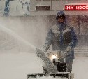 Третий снежный полигон открывают в Южно-Сахалинске после мощной метели