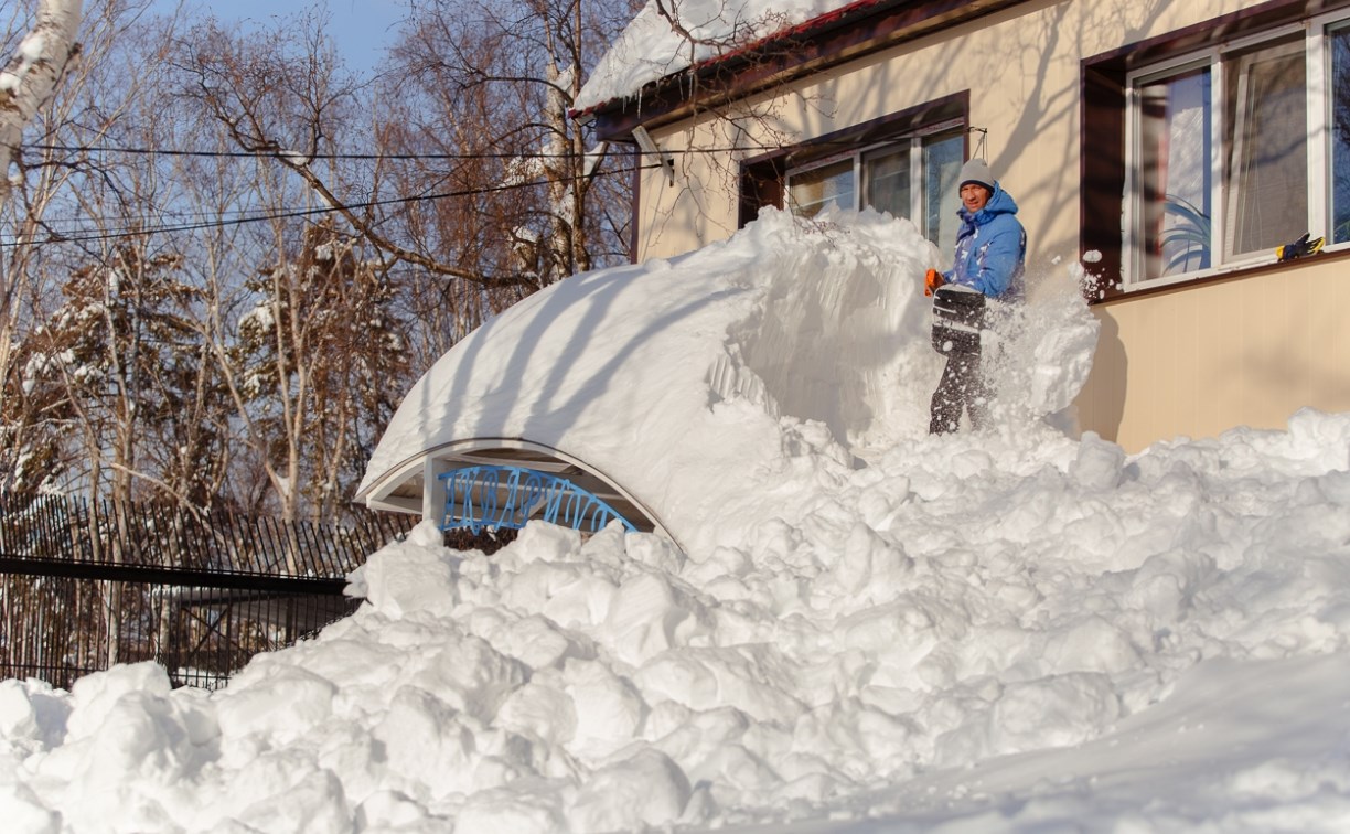 Сахалинский зоопарк уже несколько дней не может откопаться от снега после мощной метели