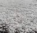 "Снегоградодождь" какой-то": крупа присыпала Южно-Сахалинск 