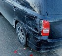 Неизвестный врезался в Toyota Corolla Fielder и скрылся с места ДТП в Южно-Сахалинске