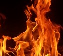 Квартира загорелась в сахалинском селе