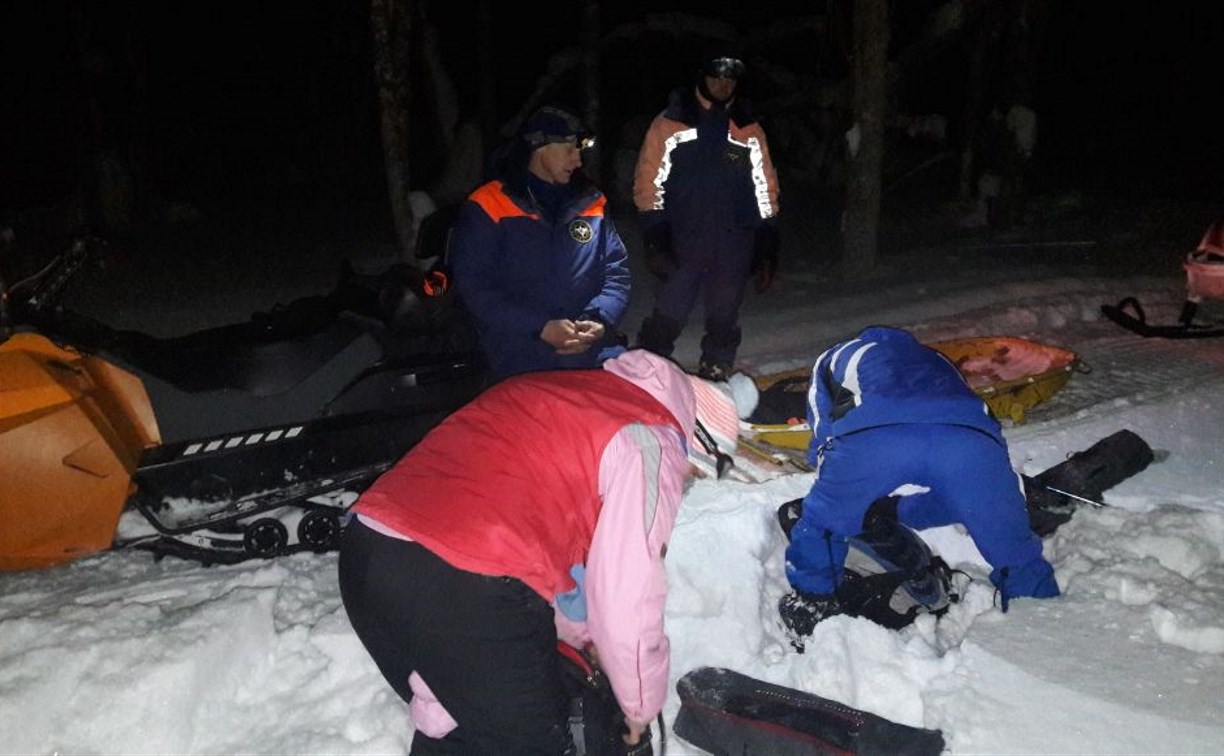 Заблудившихся лыжников нашли на Сахалине