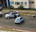 Колесо внедорожника вывернуло в результате ДТП в Южно-Сахалинске