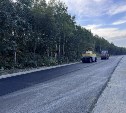 На трассе Тымовское — Александровск-Сахалинский уложили 85% асфальта на участке капремонта