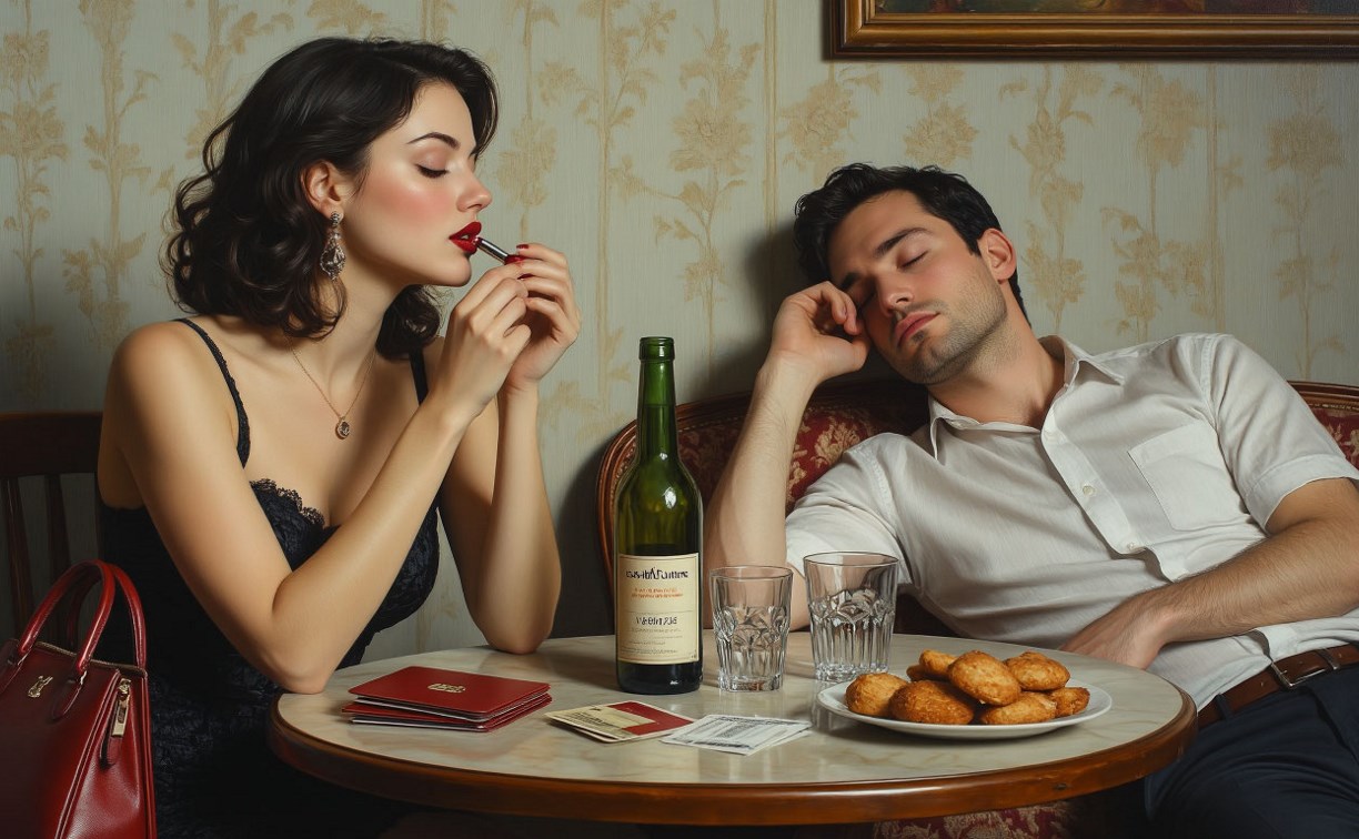 Житель Томари начал вечер в компании гостьи, а закончил без карты и телефона Житель Томари начал вечер в компании гостьи, а закончил без карты и телефона