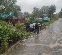Водитель, сбивший опору ЛЭП в Чистоводном, скрылся с места ДТП, бросив пассажира
