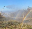 На "Горном воздухе" включили снеговые пушки