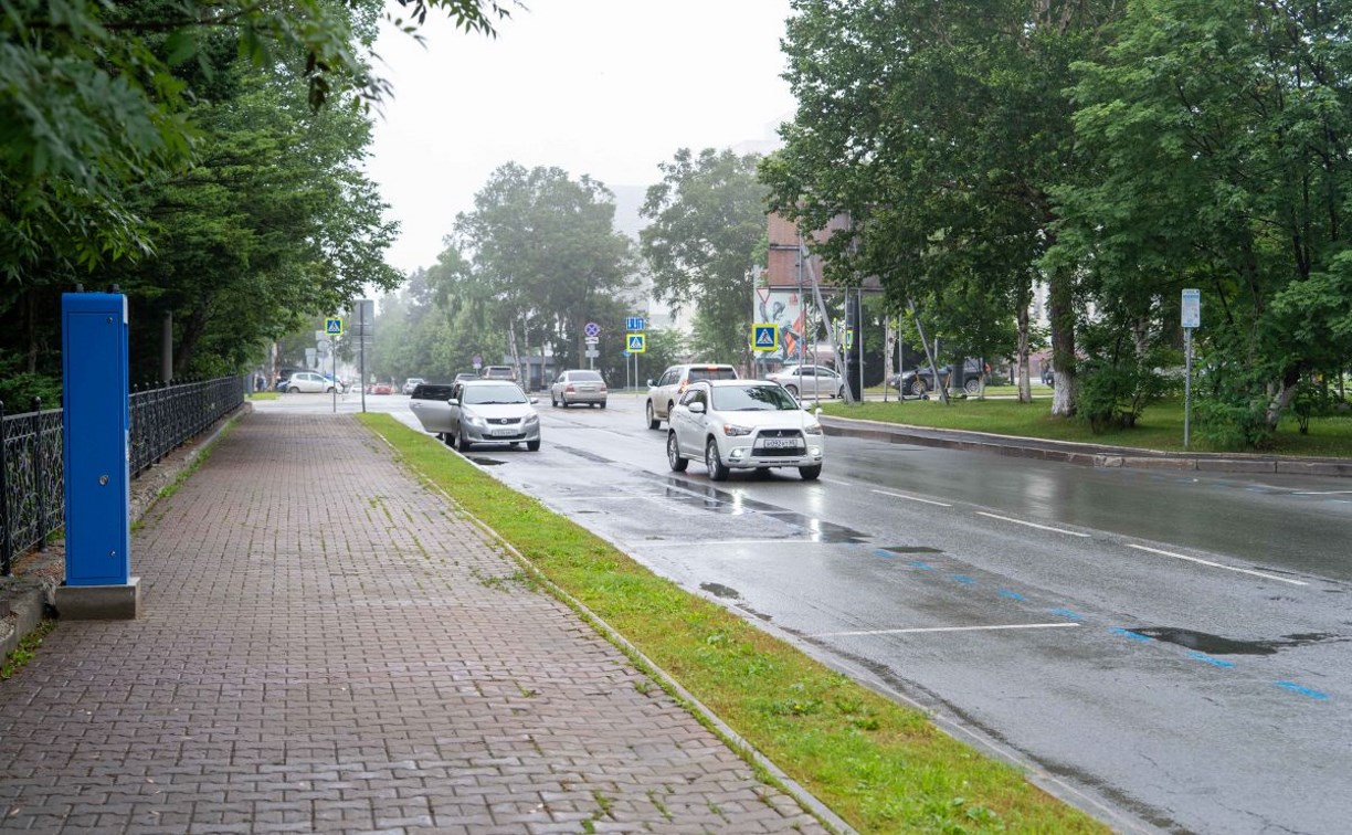 Платная парковка в центре Южно-Сахалинска показала первые результаты