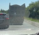 Последствия ДТП на анивской трассе сняли на видео
