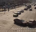 Левый поворот не удался: в Южно-Сахалинске ДТП на перекрёстке