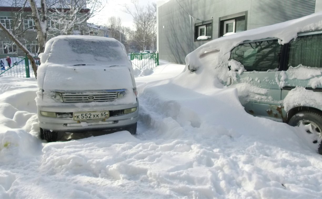 Сахалинские подростки стали предлагать услуги по откапыванию дворов и машин