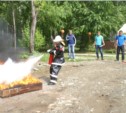 «Пожар» в зоопарке потушили юные сахалинцы (ФОТО)