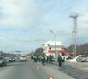 На посту ДПС на автодороге Южно-Сахалинск - Корсаков идет тотальная проверка автомобилистов