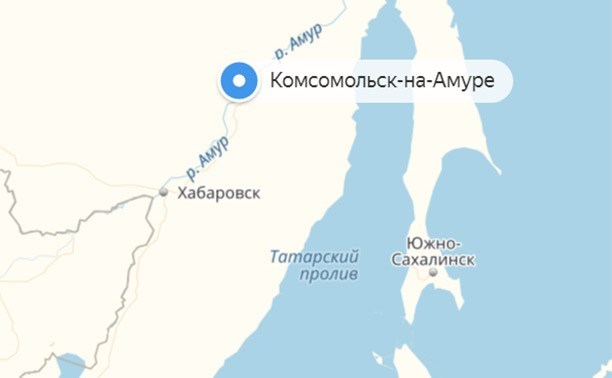 Карта Фото Южно Сахалинска