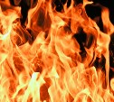 В Южно-Сахалинске загорелся магазин
