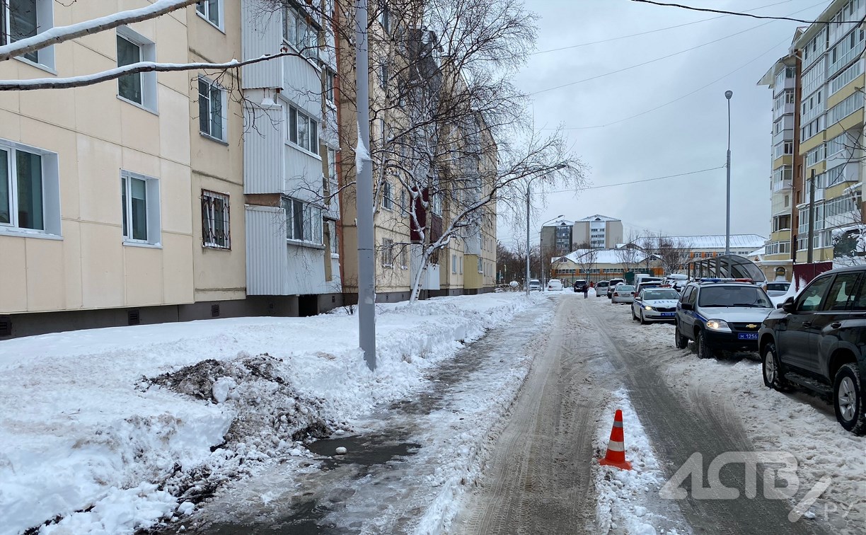 Экстренное торможение не спасло ребёнка от наезда автомобиля в Южно-Сахалинске