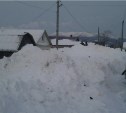 Из частного сектора Владимировки начали вывозить снег