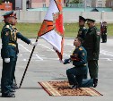 Сахалинские военные показали один из своих торжественных ритуалов