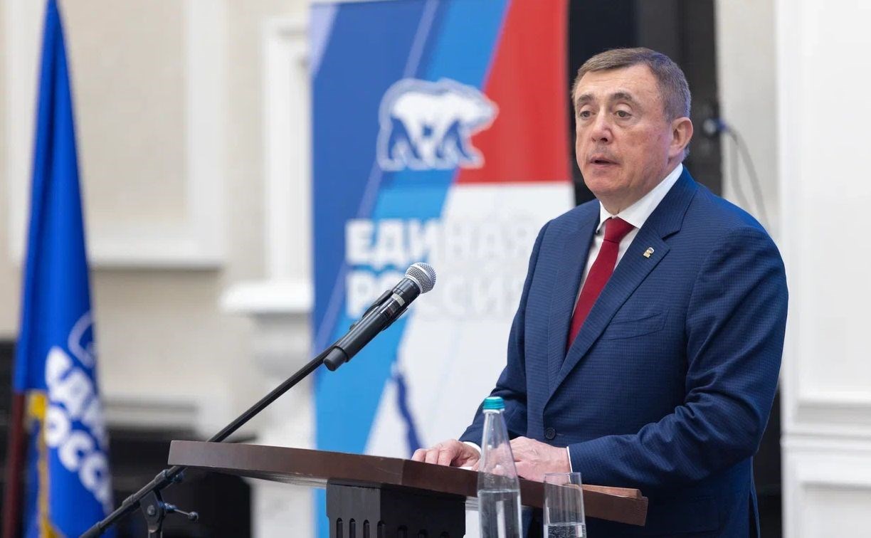 Валерий Лимаренко подал документы в избирком на выборы губернатора Сахалинской области