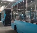 Жителям Южно-Сахалинска показали новенькие автобусы, которые осенью прибудут в город