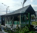 Пожар в центре города потушили ночью в Южно-Сахалинске