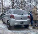 В Южно-Сахалинске столкнулись две "Тойоты", предположительно, есть пострадавшие