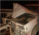 В ночь с 13 на 14 мая в Южно-Сахалинске произошла авария (ФОТО)
