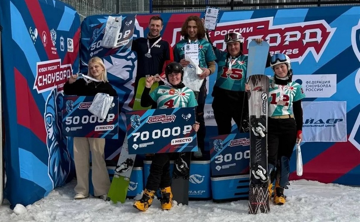 Сахалинская сноубордистка София Надыршина победила на этапе Кубка страны