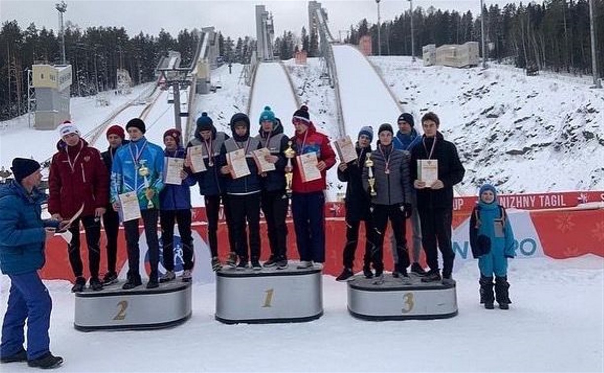 Сахалинские летающие лыжники одержали победу на Первенстве России