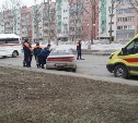 Водитель и пассажирка такси пострадали при ДТП в Южно-Сахалинске