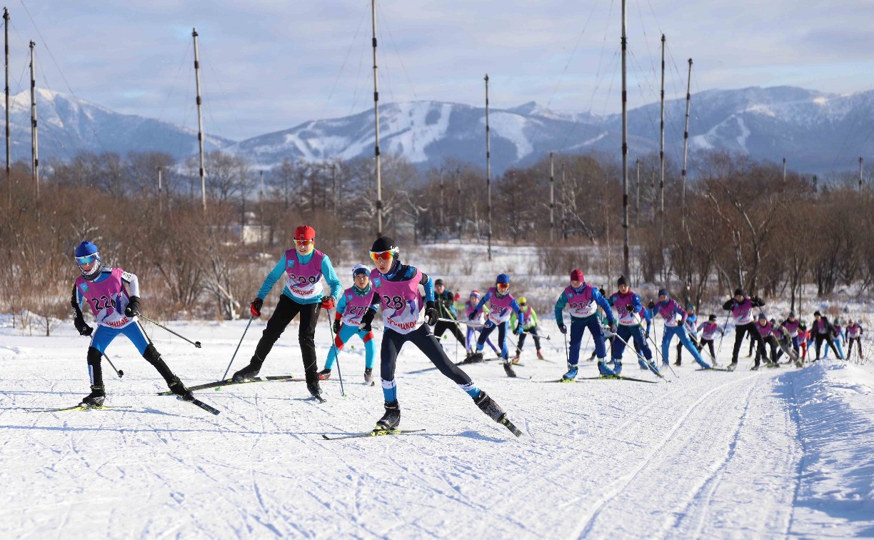 Сахалинцы завершили декаду спорта Рождественской гонкой