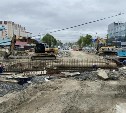 Темпы капремонта участка на пр. Мира в Южно-Сахалинске ускорили