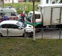 Водитель и пассажир такси пострадали в ДТП на Сахалине