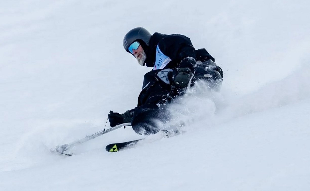 На Сахалине разыграли первый комплект наград чемпионата России по парагорнолыжному спорту