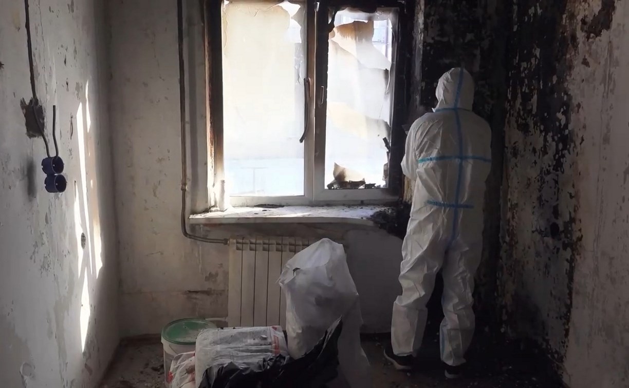 "Будем спать спокойно": в квартире жены сахалинского участника СВО после пожара делают ремонт
