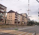 На улице Комсомольской в Южно-Сахалинске поставили новый светофор
