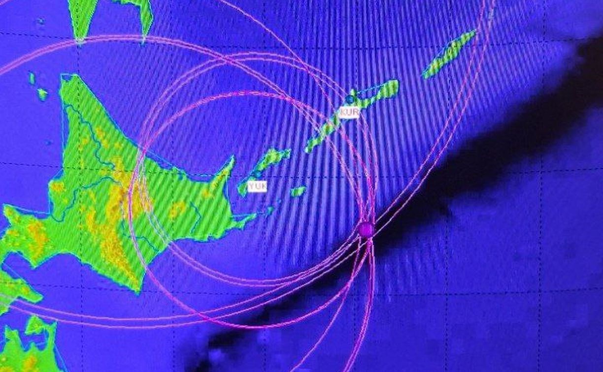 Два землетрясения с разницей в несколько часов зарегистрировали у берегов Курил