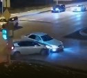 "Очень неторопливое ДТП": появилось видео момента аварии на ул. Транзитной в Южно-Сахалинске 