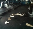 В южно-сахалинском торгово-спортивном центре "Панорама" снова возникли проблемы с потолком