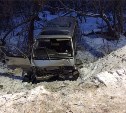 Мужчина пострадал в вылетевшем в кювет микроавтобусе в Южно-Сахалинске