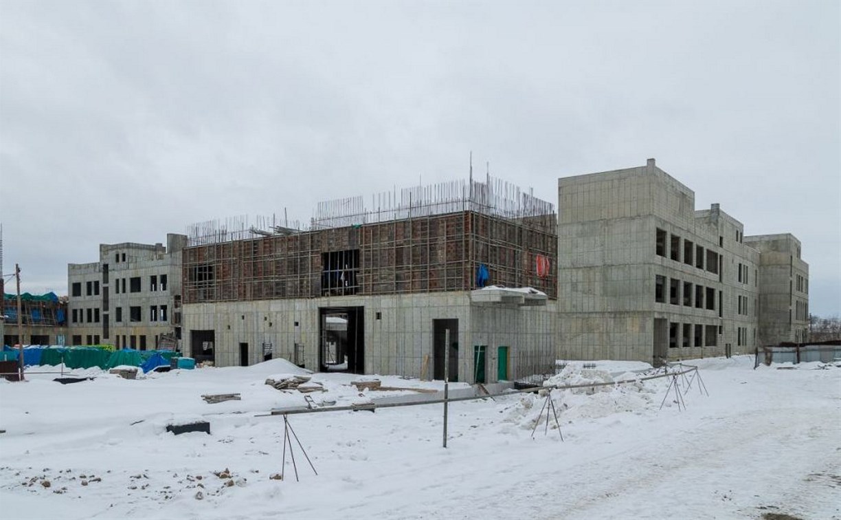  Новая школа в 19 мкр Южно-Сахалинска готова на 25% - что уже сделано
