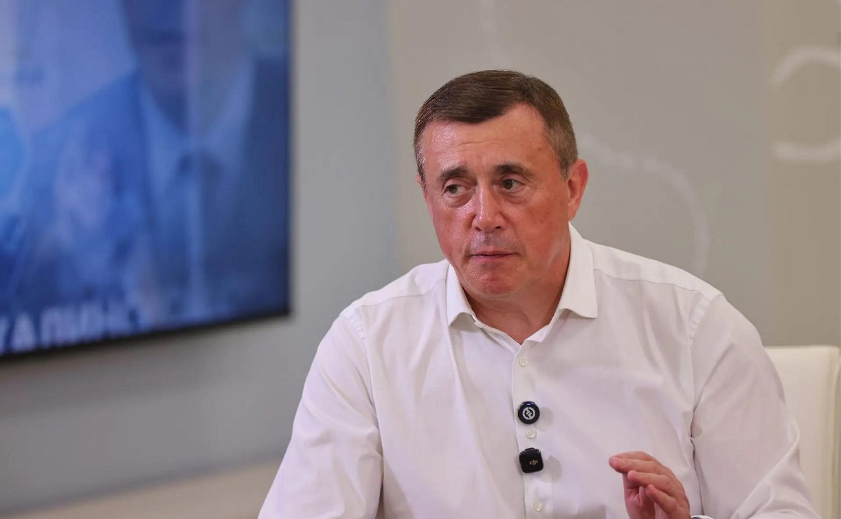 Валерий Лимаренко на пресс-конференции рассказал о ликвидации последствий циклона на Сахалине