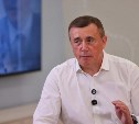 Валерий Лимаренко на пресс-конференции рассказал о ликвидации последствий циклона на Сахалине